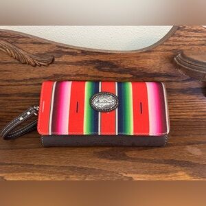 Montana West Colorful Striped Women's Wallet